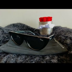 Quay “Run Away” flat top cat-eye sunglasses